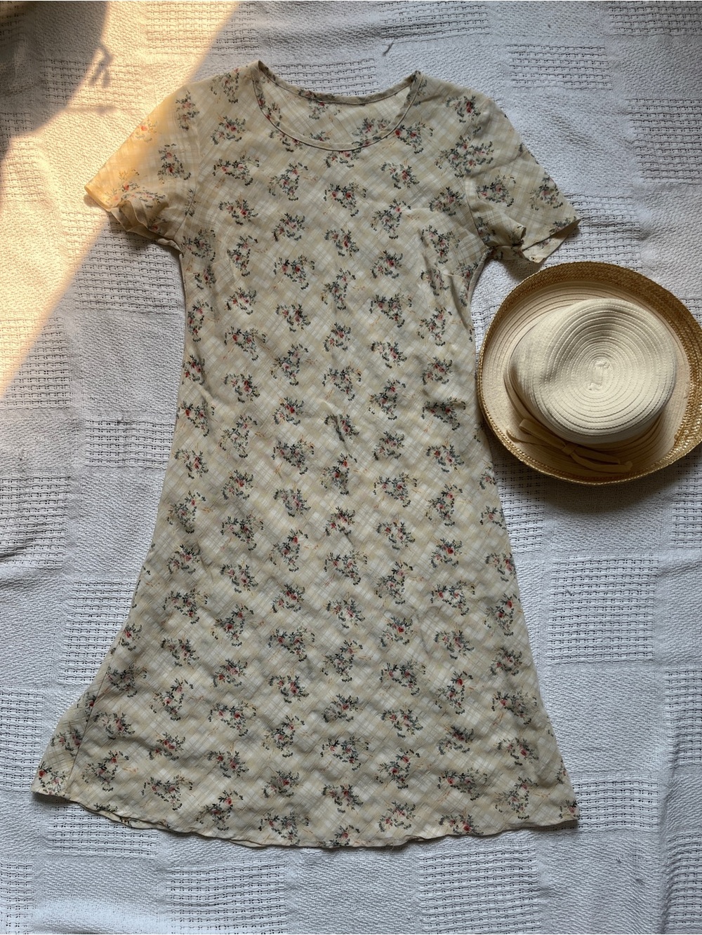 Vintage 90βs/ Y2K cottagecore mini dress - Picture 3 of 6
